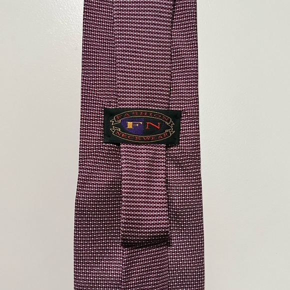 Fashion Neckwear Micro Diamond Stitched Neck Tie - Picture 2 of 2